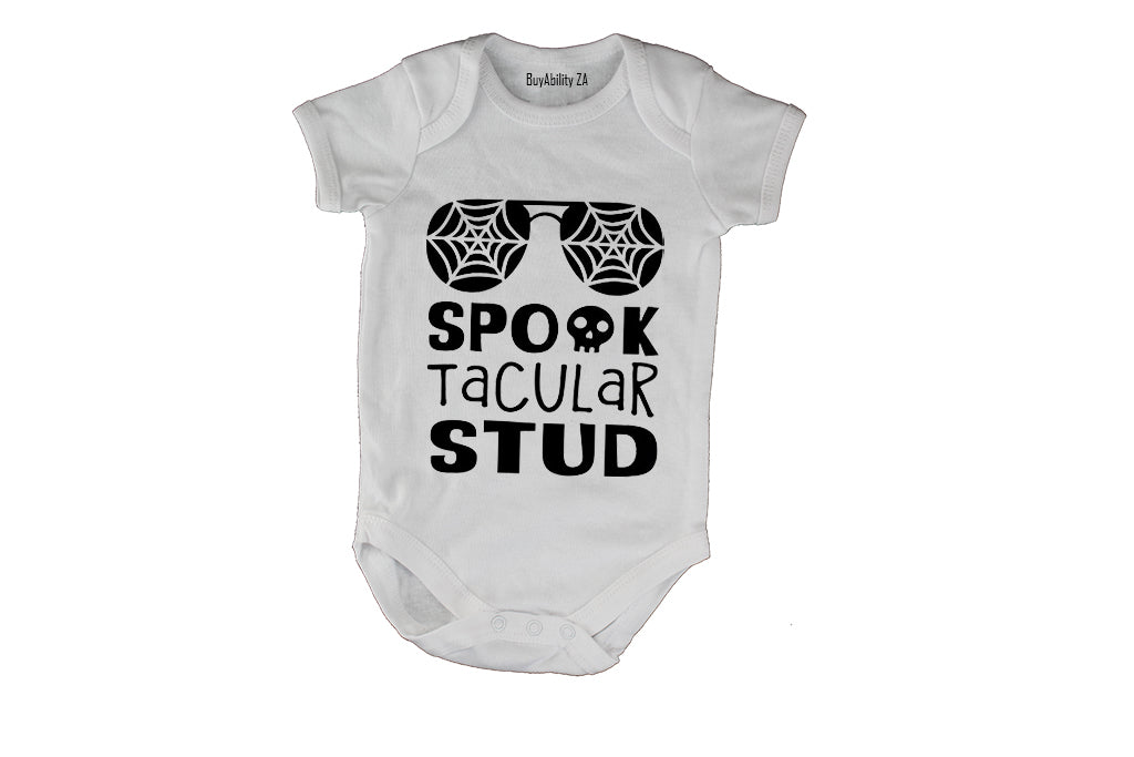 Spook-tacular Stud - Halloween - Baby Grow