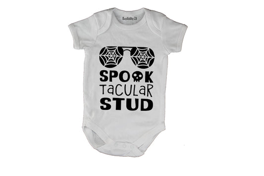 Spook-tacular Stud - Halloween - Baby Grow