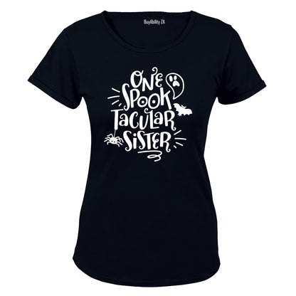 Spook-tacular Sister - Halloween - Ladies - T-Shirt