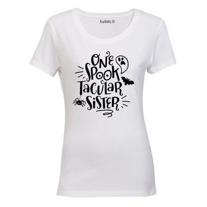 Spook-tacular Sister - Halloween - Ladies - T-Shirt