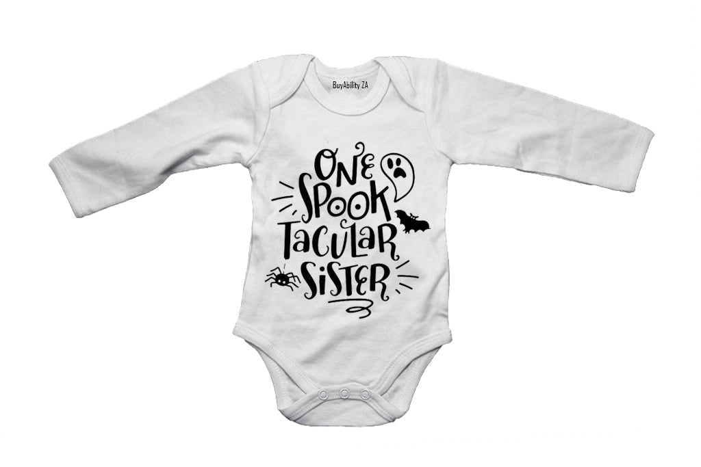 Spook-tacular Sister - Halloween - Baby Grow