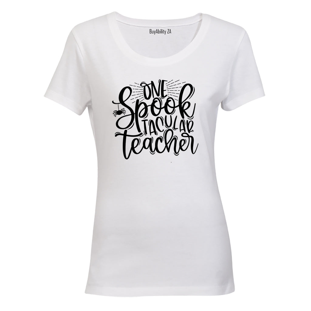 Spook-tacular Teacher - Halloween - Ladies - T-Shirt