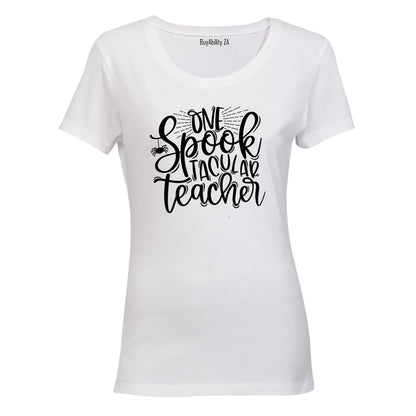 Spook-tacular Teacher - Halloween - Ladies - T-Shirt