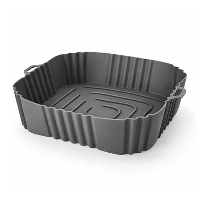 Square Silicone Air Fryer Basket 18.5cm - BuyAbility