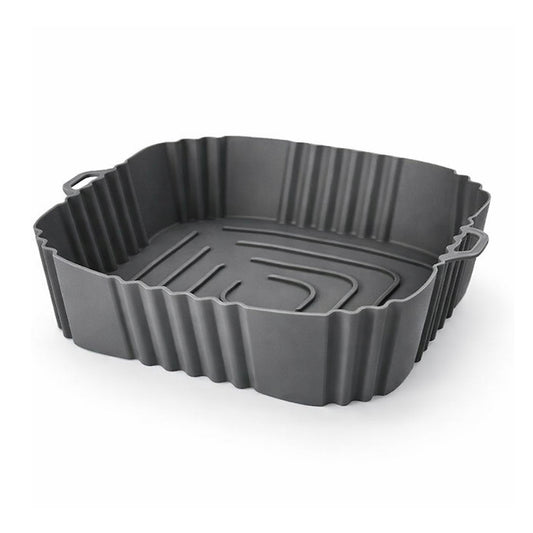 Square Silicone Air Fryer Basket 18.5cm - BuyAbility
