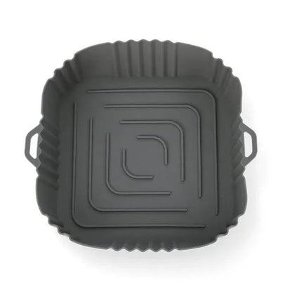 Square Silicone Air Fryer Basket 18.5cm - BuyAbility