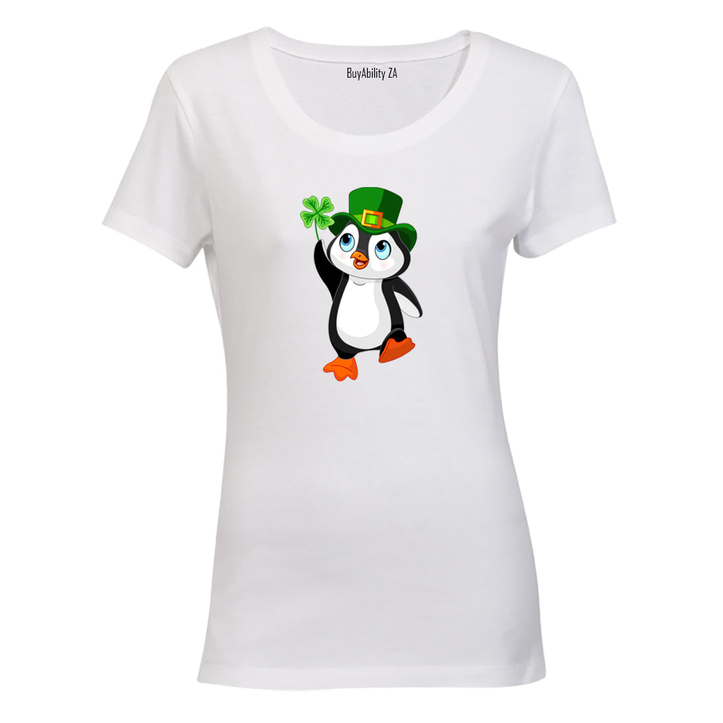 St. Patrick's Penguin - Ladies - T-Shirt