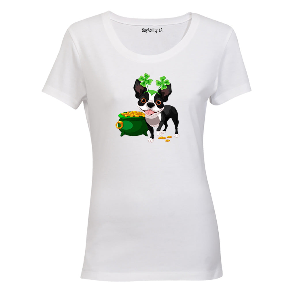 St. Patrick's Dog - Ladies - T-Shirt