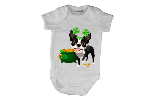 St. Patrick's Dog - Baby Grow
