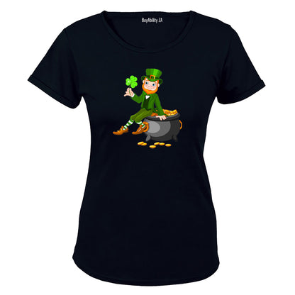 St. Patricks Leprechaun - Ladies - T-Shirt