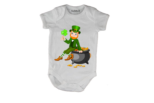 St. Patricks Leprechaun - Baby Grow