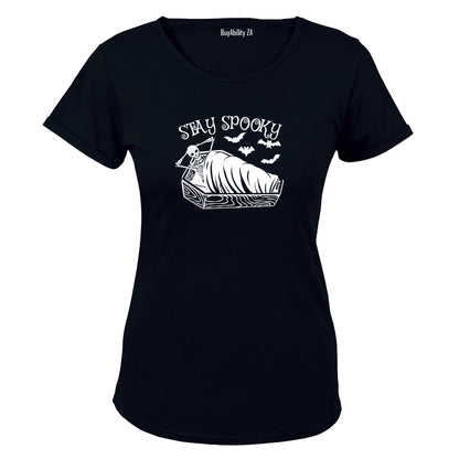 Stay Spooky - Halloween Coffin - Ladies - T-Shirt