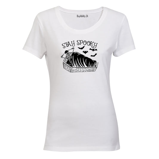 Stay Spooky - Halloween Coffin - Ladies - T-Shirt