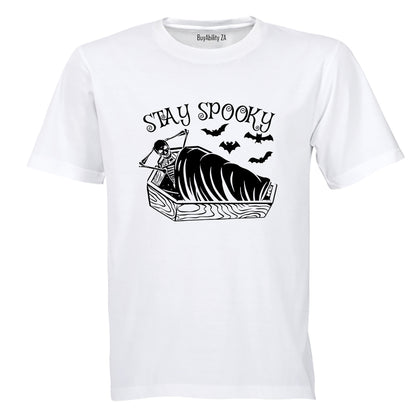 Stay Spooky - Halloween Coffin - Adults - T-Shirt
