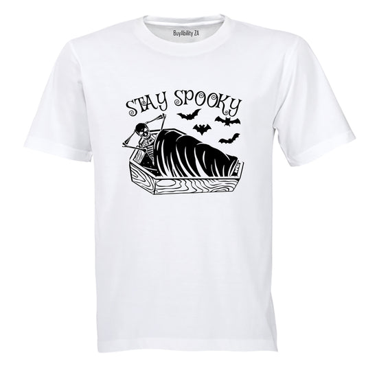 Stay Spooky - Halloween Coffin - Adults - T-Shirt
