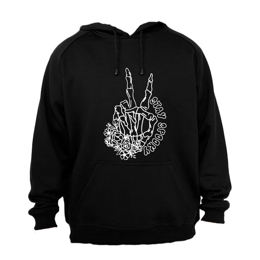Stay Spooky - Floral Halloween - Hoodie - BuyAbility South Africa