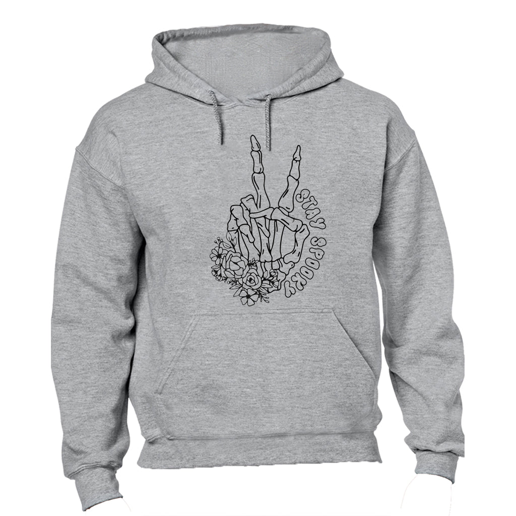 Stay Spooky - Floral Halloween - Hoodie - BuyAbility South Africa