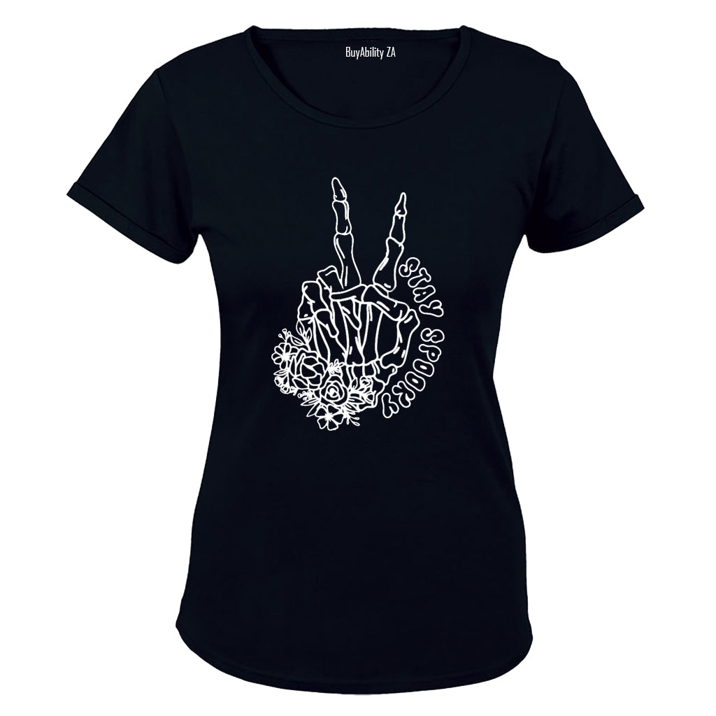 Stay Spooky - Floral Halloween - Ladies - T-Shirt