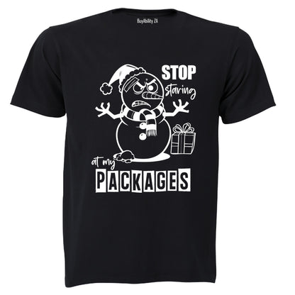 Stop Staring - Christmas - Adults - T-Shirt - BuyAbility South Africa
