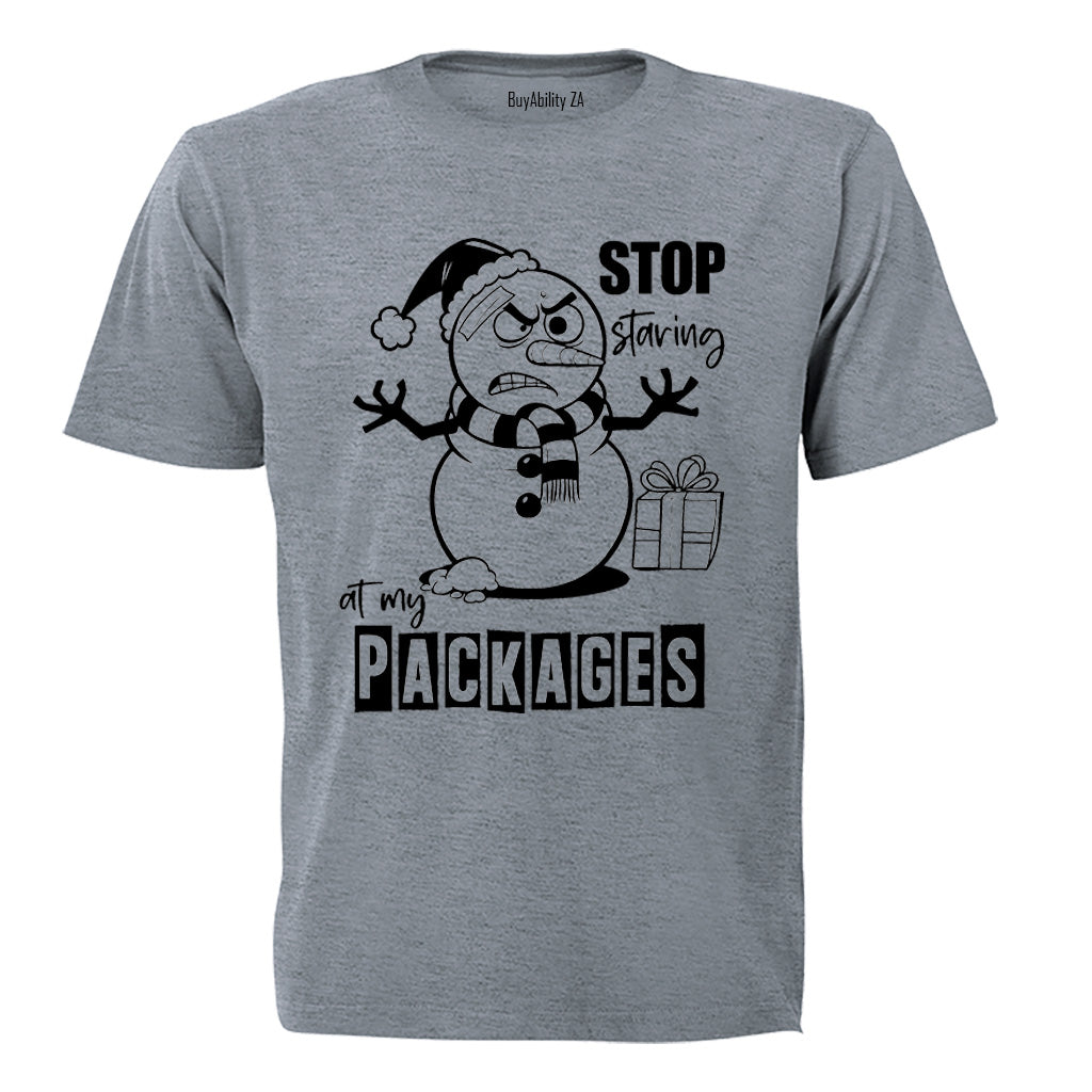 Stop Staring - Christmas - Adults - T-Shirt - BuyAbility South Africa