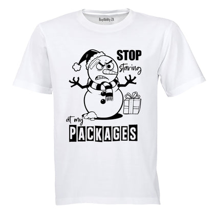 Stop Staring - Christmas - Adults - T-Shirt - BuyAbility South Africa