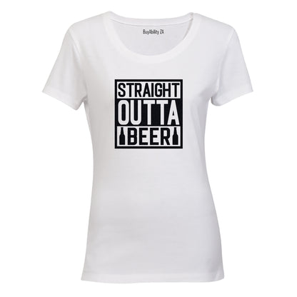 Straight Outta Beer - Ladies - T-Shirt