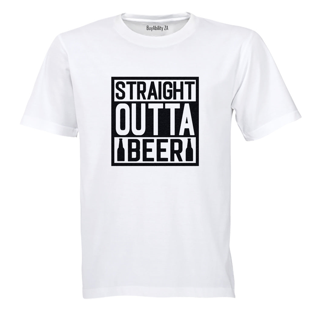Straight Outta Beer - Adults - T-Shirt