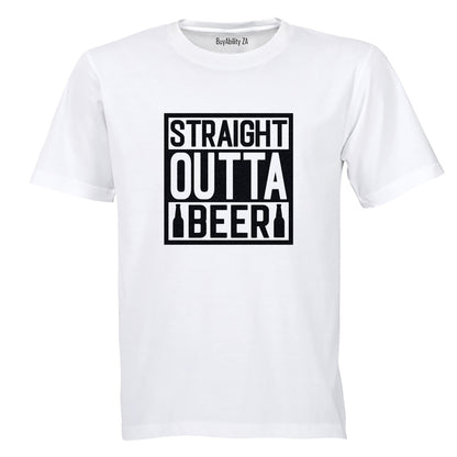 Straight Outta Beer - Adults - T-Shirt