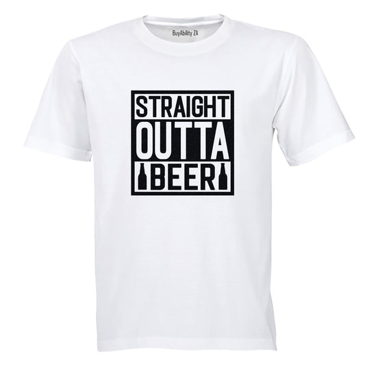 Straight Outta Beer - Adults - T-Shirt