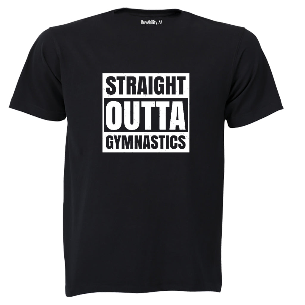 Straight Outta Gymnastics - Adults - T-Shirt - BuyAbility South Africa