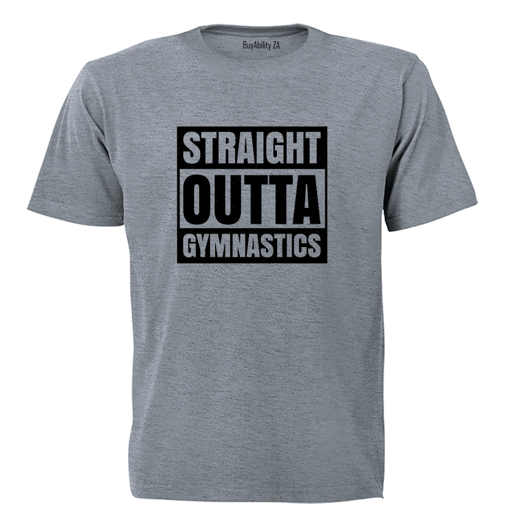 Straight Outta Gymnastics - Adults - T-Shirt - BuyAbility South Africa