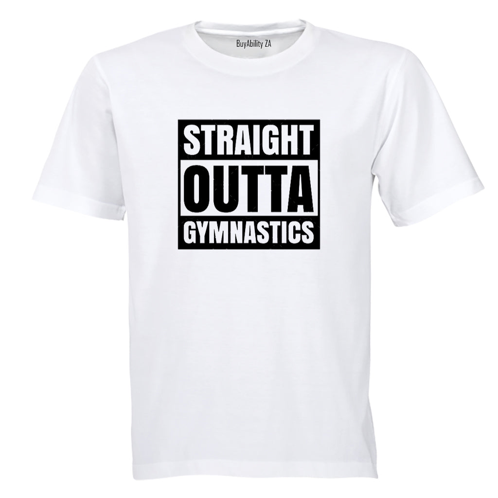 Straight Outta Gymnastics - Adults - T-Shirt - BuyAbility South Africa