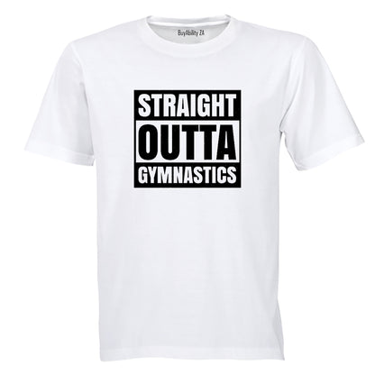 Straight Outta Gymnastics - Adults - T-Shirt - BuyAbility South Africa