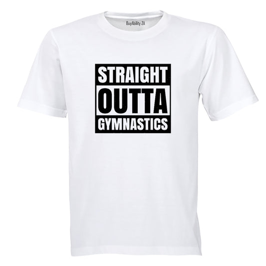 Straight Outta Gymnastics - Adults - T-Shirt - BuyAbility South Africa