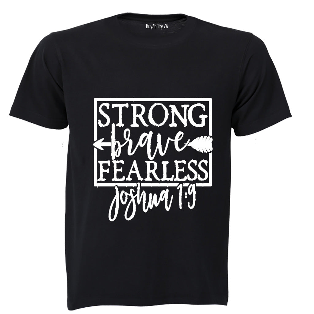 Strong - Brave - Fearless - Kids T-Shirt