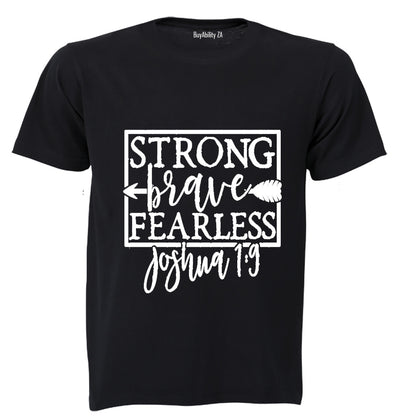 Strong - Brave - Fearless - Kids T-Shirt