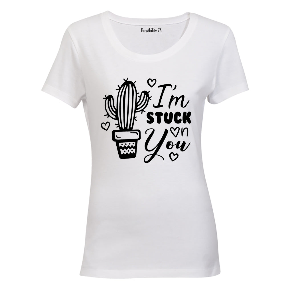 Stuck On You - Valentine - Ladies - T-Shirt