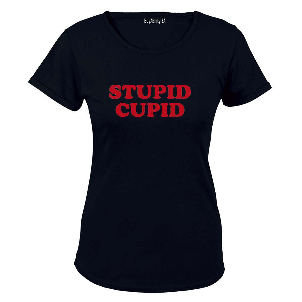 Stupid Cupid - Valentine - Ladies - T-Shirt