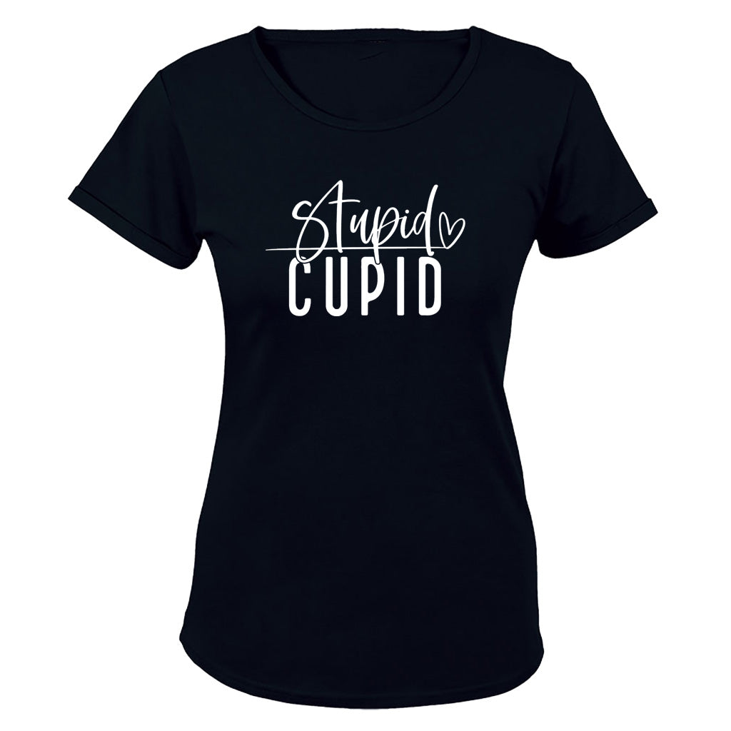 Stupid Cupid - Valentine - Ladies - T-Shirt - BuyAbility South Africa