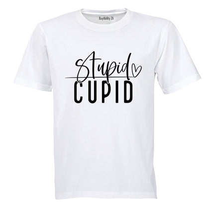 Stupid Cupid - Valentine - Adults - T-Shirt