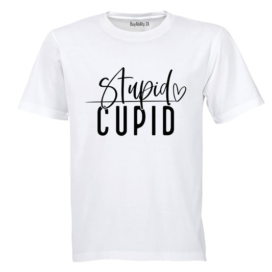 Stupid Cupid - Valentine - Adults - T-Shirt