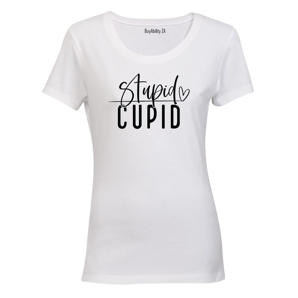 Stupid Cupid - Valentine - Ladies - T-Shirt