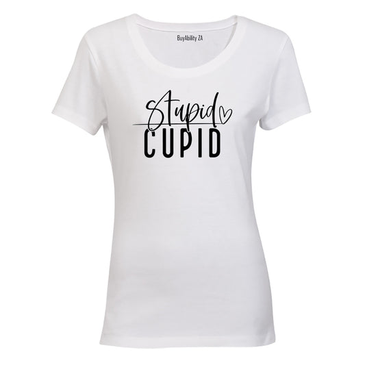 Stupid Cupid - Valentine - Ladies - T-Shirt