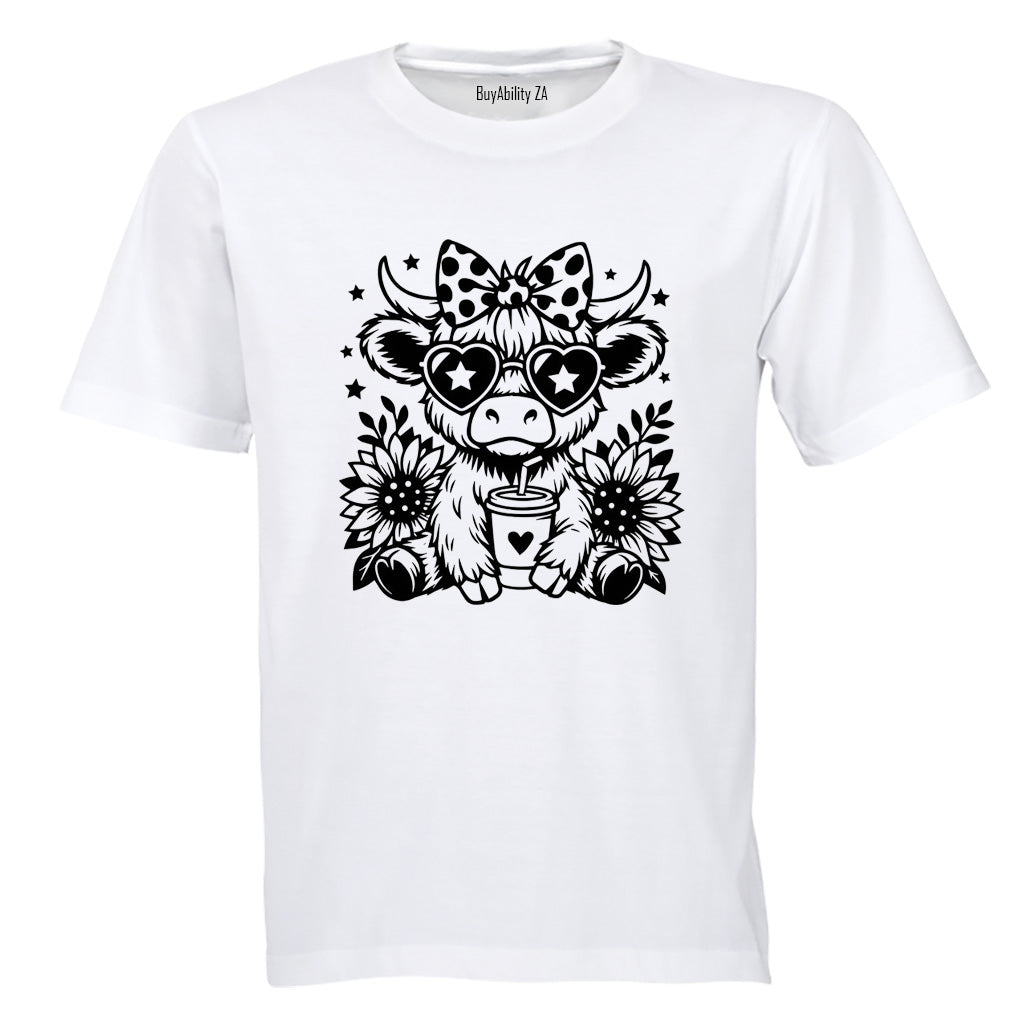 Stylish Cow - Kids T-Shirt - BuyAbility South Africa