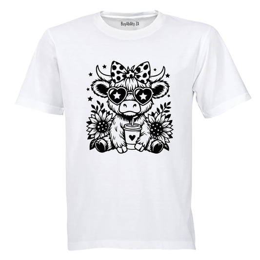 Stylish Cow - Kids T-Shirt - BuyAbility South Africa
