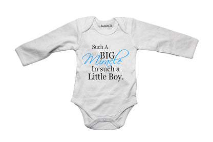 Such a Big Miracle in such a Little Boy - Baby Grow