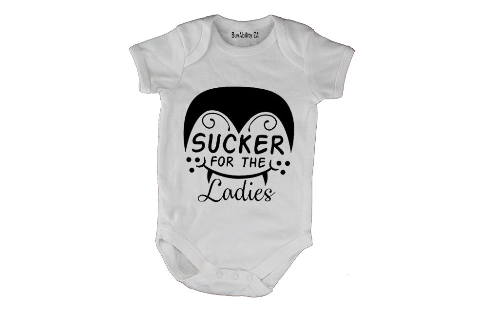 Sucker for the Ladies - Halloween - Baby Grow