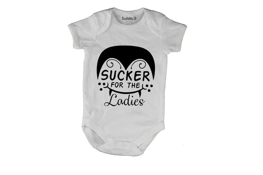 Sucker for the Ladies - Halloween - Baby Grow