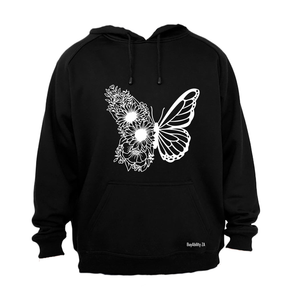 Sunflower Butterfly - Hoodie - BuyAbility South Africa