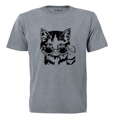 Sunglasses Cat - Adults - T-Shirt